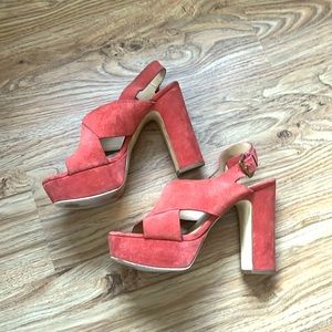 Michael Kors Suede Platforms
